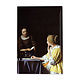 Koelkastmagneet, Dame en dienstbode, Vermeer