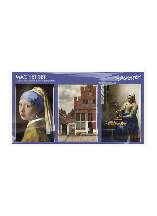 Magnets pour réfrigérateur, lot de 3, Johannes Vermeer