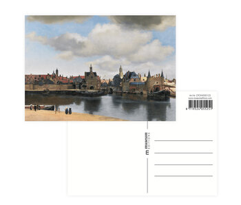 Postcard, 10 x 15 cm, View of Delft, Vermeer