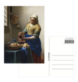 Postkarte, 10 x 15 cm, Vermeer, Das Milchmädchen Postkarte, 10 x 15 cm, Vermeer, Das Milchmädchen
