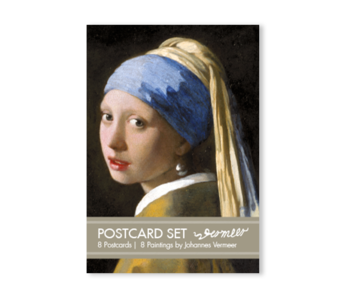 Pochette de cartes postales,   lot de 8 cartes postales,  Johannes Vermeer