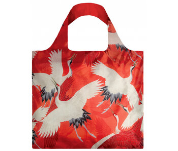 Sac pliable, Grues blanches et rouges