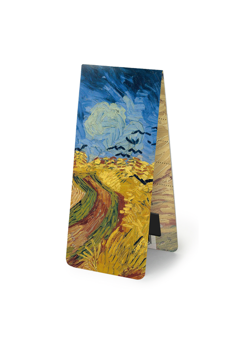 Magnetisches Lesezeichen, Maison de van Gogh, Weizenfeld mit Krähen