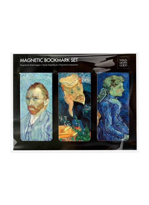Set of 3, Magnetic bookmark, Maison de van Gogh, Portraits
