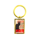 Porte-clés RT, métal doré, Le chat noir