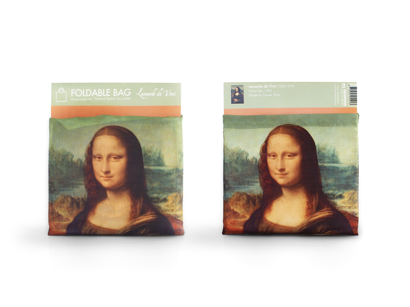 Faltbarer Shopper LF, Mona Lisa, Leonardo Da Vinci