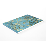 Bloc-notes vierge A6,  fleur d'amandier, Vincent van Gogh