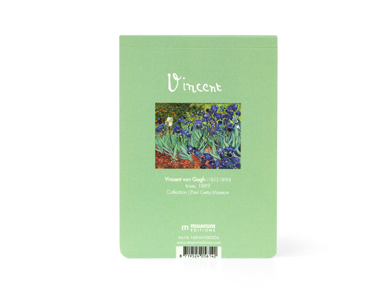 Bloc-notes vierge A6,  Iris, Vincent van Gogh