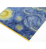 Blanco notitieblok A6, Sterrennacht, Vincent van Gogh