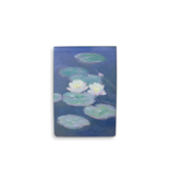 Bloc de notas en blanco A6, Claude Monet, Nenúfares a la luz del atardecer