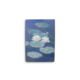 Blank notepad A6, Claude Monet, Waterlilies by evening light