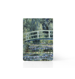 Bloc de notas en blanco A6, Claude Monet, puente japonés
