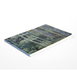 Bloc de notas en blanco A6, Claude Monet, puente japonés