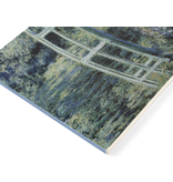 Bloc de notas en blanco A6, Claude Monet, puente japonés