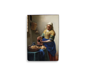 Leeres notepad A6, Vermeer, Das Milchmädchen