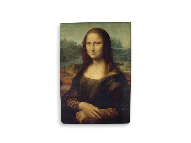 Bloc de notas en blanco A6, Mona Lisa, Leonardo Da Vinci