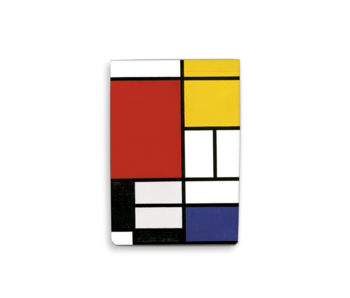 Leeres notepad A6, Piet Mondriaan