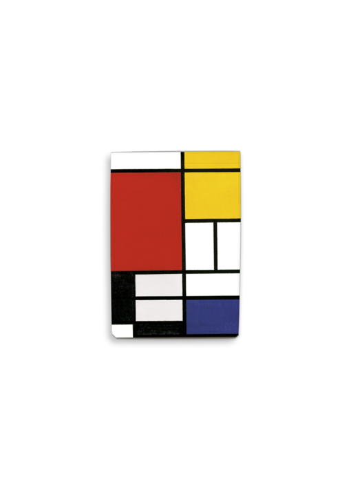 Leeres notepad A6, Piet Mondriaan