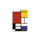 Notepad en blanco A6, Piet Mondriaan