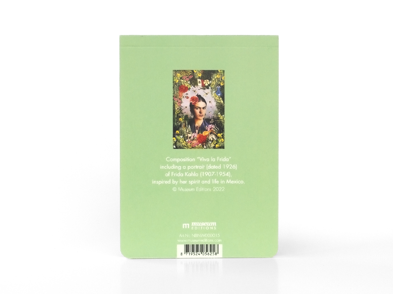 leeres Notizbuch A6, inspiriert von Frida Kahlo