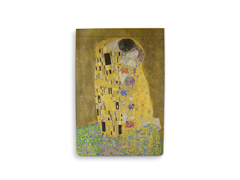 Blanco notitieblok A6, Gustav Klimt, De Kus