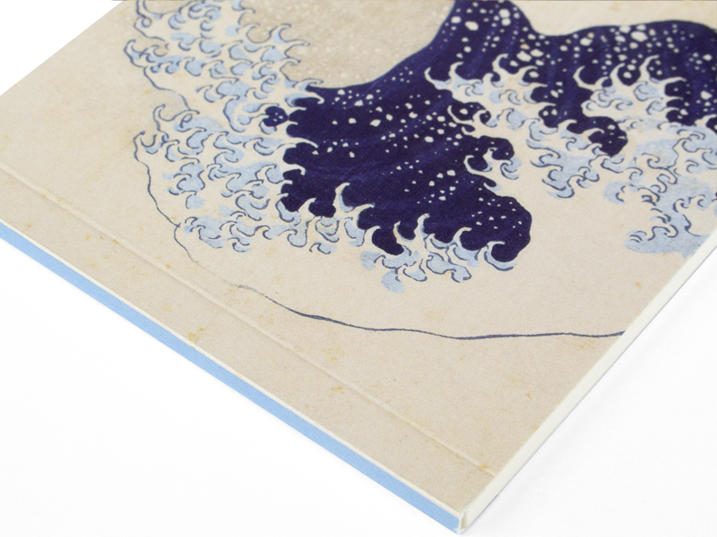 Bloc-notes vierge A6, Hokusai, La grande vague