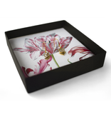 Pendiente tulipán, chapado en oro - Merian