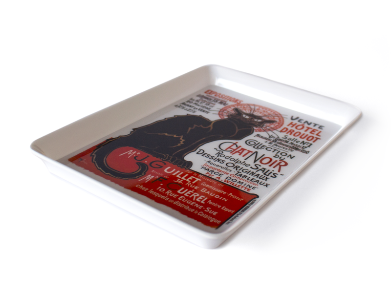 Serving Tray Mini, 21 x 14 cm, Le Chat Noir, Steinlen