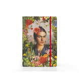 Softcover-Notizbuch, A5,   inspiriert von Frida Kahlo