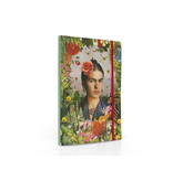 Softcover-Notizbuch, A5,   inspiriert von Frida Kahlo
