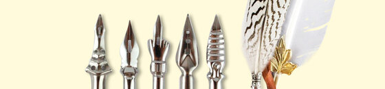 Juego de escritura con tinta y bolígrafo