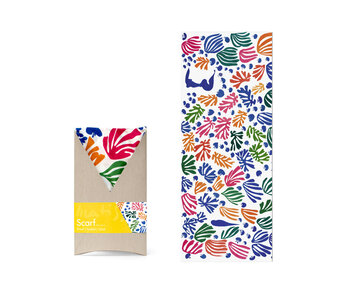 Foulard en mousseline de 100 % soie, Matisse, La Perruche et la Sirène