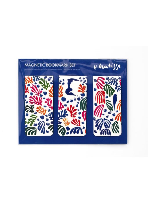 Lot de 3, signets magnétiques, Matisse, La Perruche et la Sirène
