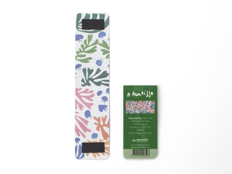 Juego de 3, marcapaginas magnético, Matisse, La Perruche et la Sirène
