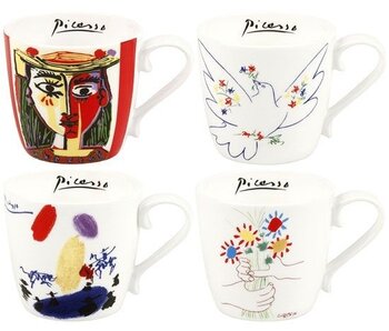 Mokken, SET van 4, Pablo Picasso