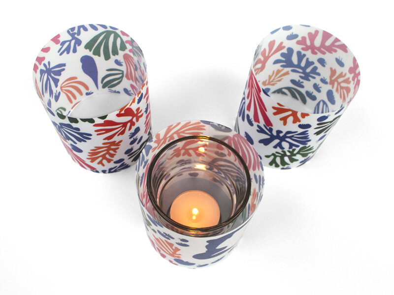 Candle shade, Matisse, La Perruche et la Sirène