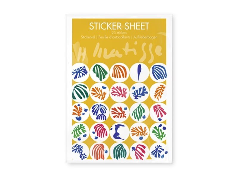 Stickervel, , Henri Matisse, De papegaai en de zeemeermin