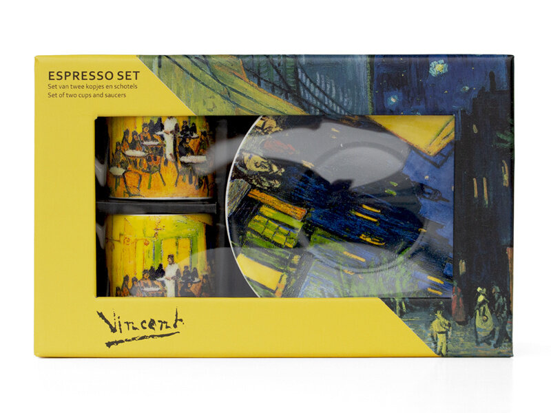 Espresso set, Vincent van Gogh, "Café terras"