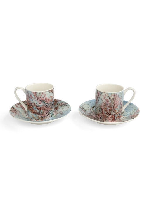 Espresso set, Vincent van Gogh,  Perzik bloesem
