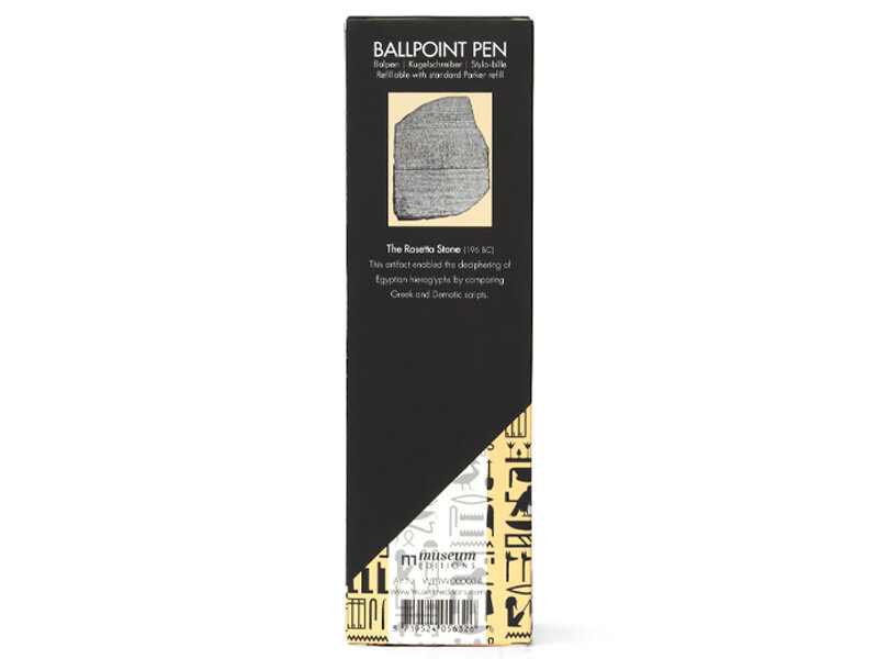 Balpen in doosje, Hiërogliefen