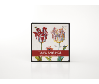 Boucle d'oreille tulipe, plaqué or,  Jacob Marrel