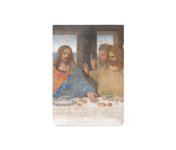 Leeres notepad A6,Leonardo Da Vinci, Das letzte Abendmahl