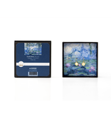 Vergoldete Ohrringe mit Seerose, Claude Monet
