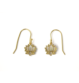 Boucles d'oreilles plaqué or avec Nénuphar, Claude Monet