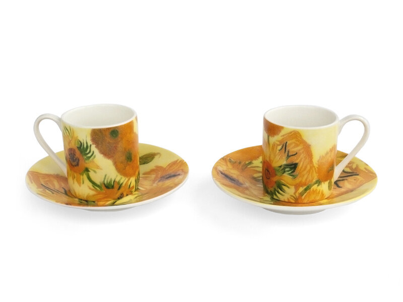 Espresso set, Vincent van Gogh, Sunflowers