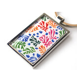 Porte-clés métal couleur argent, Matisse, La Perruche et la Sirène