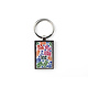 Llavero de metal color plata, Matisse, La Perruche et la Sirène