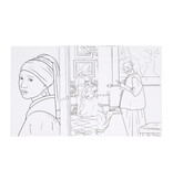 Colour-in Postcards, The girls of Vermeer