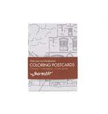 Postales para colorear, juego de 3, Obras maestras de Vermeer