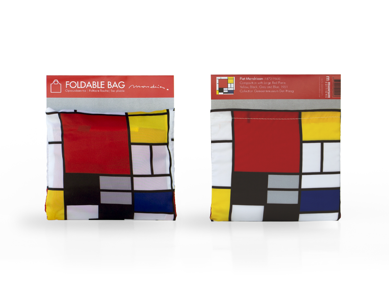 Opvouwbare shopper LF, Piet Mondriaan